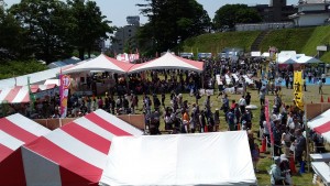 餃子祭り会場の様子