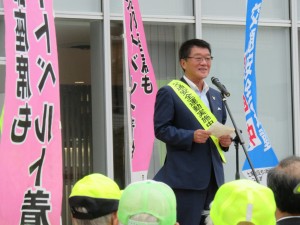 中川　清土浦市長からは飲酒運転根絶に対し年間を通しての活動に感謝のことば