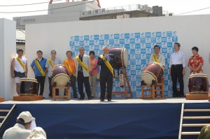 2014年8月3日茨城県　土浦キララ祭り　会長あいさつ