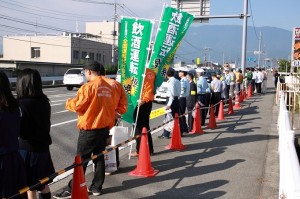 2014年9月22日山梨県アルプス通り沿い